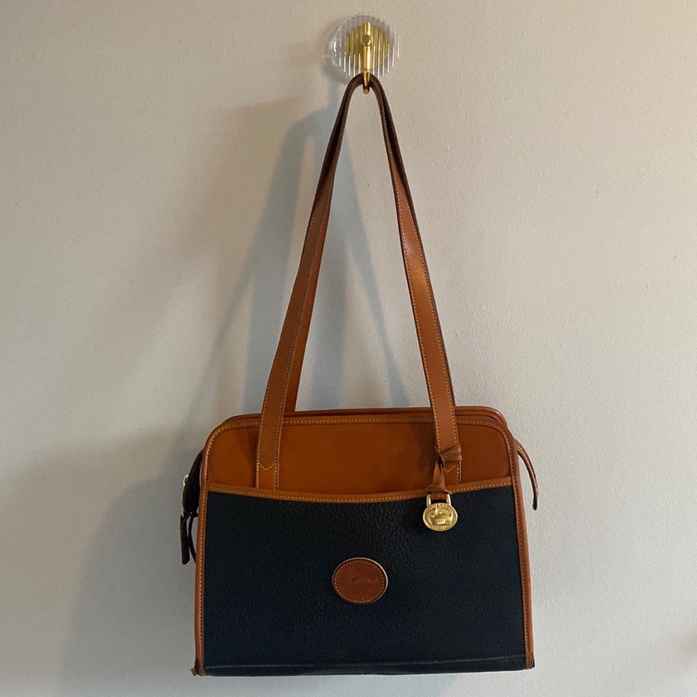 Vintage Dooney & Bourke AllWeather Leather Satchel - Picture 2 of 13